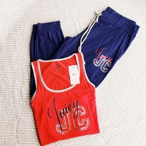 LAST ONE🌟NWT Juicy Couture Tank Top & Jogger Set